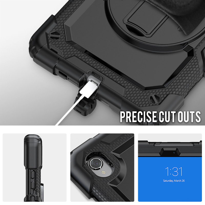 Cross-border Tab M8 HD Student Shoulder Strap Handheld Flat Protective Shell 8-inch Drop-resistant Silicone All-inclusive Protective Shell