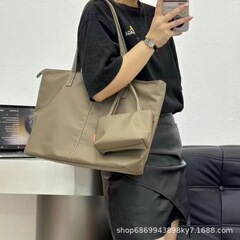 防水オックスフォード布ナイロン女性ショルダーバッグシンプル通勤大容量トートバッグバッグ