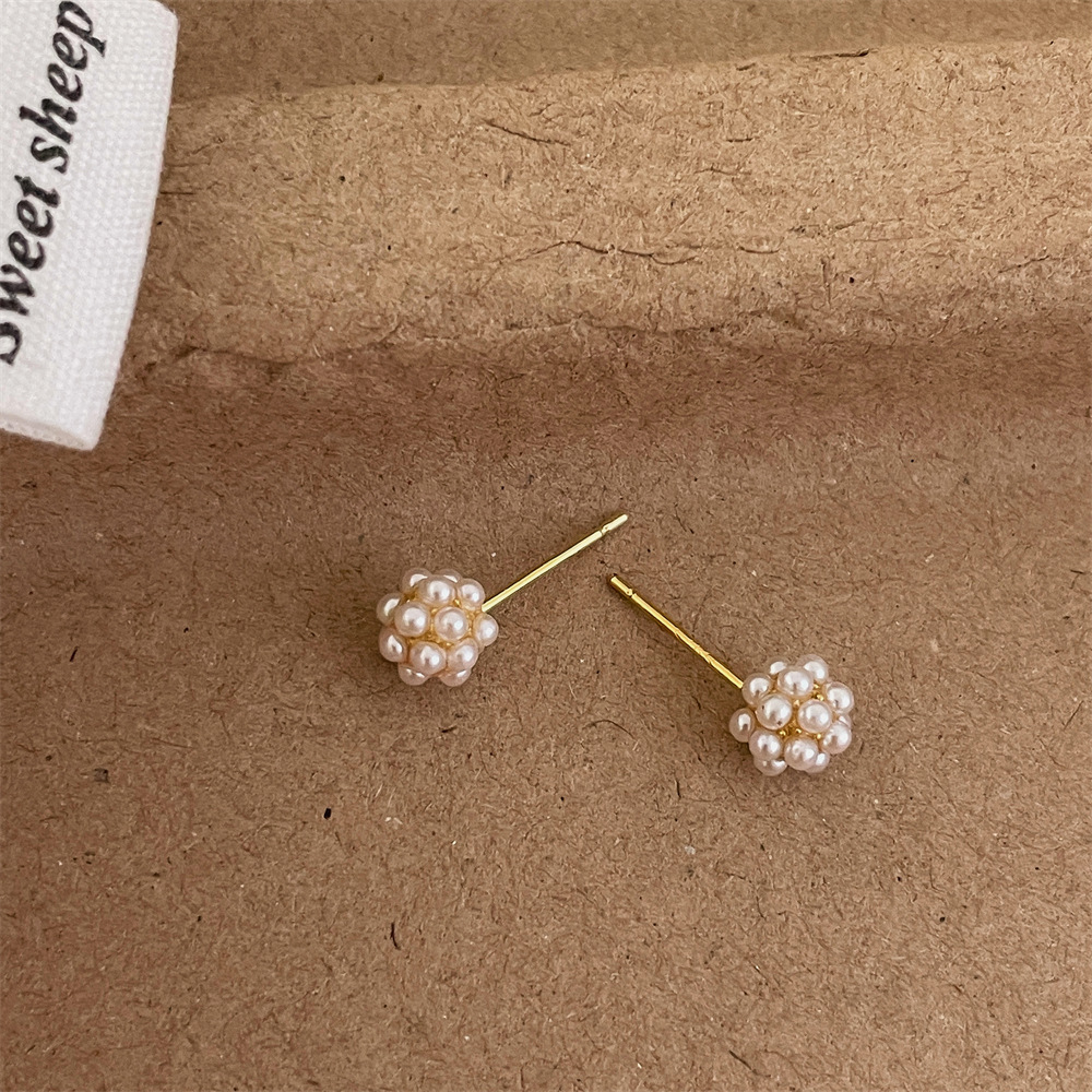 Ear Studs Classification 1 Pair Elegant Cute Geometric Imitation Pearl Alloy Ear Studs