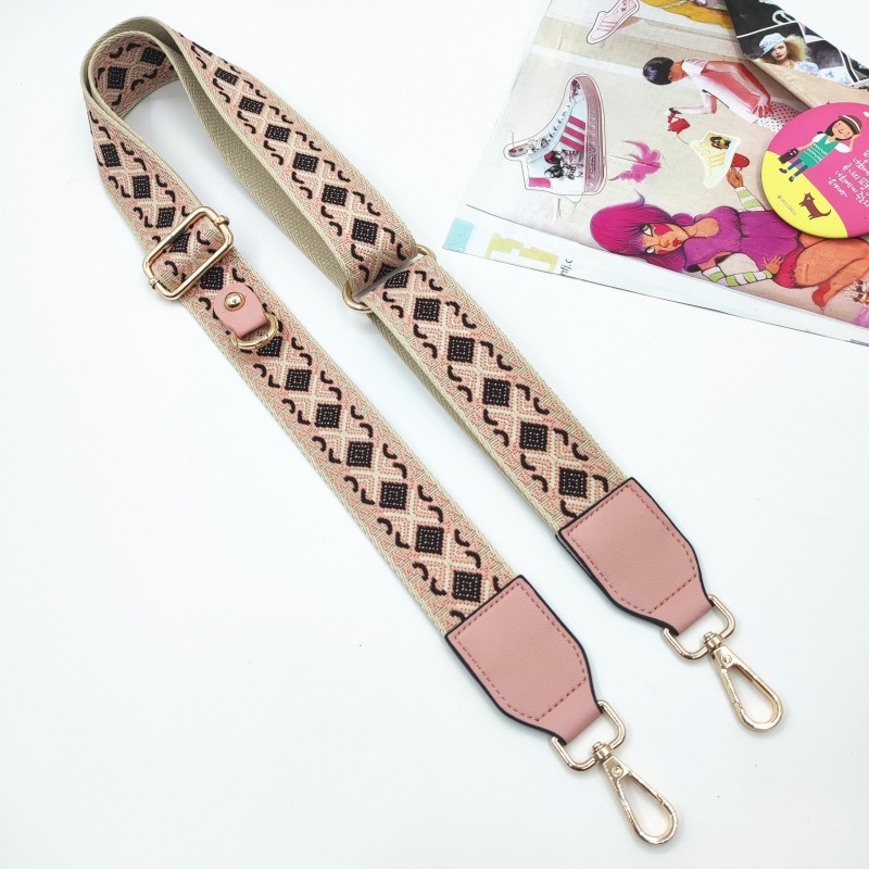 101g Weight Bag Strap Bag Accessories Type 1 Piece, 1 Set Quantity Casual, Daily Occasion Polyester Material Geometric, Leopard Pattern Simple Style, Classic Style Style 1 Piece 1 Set Polyester Geometric Leopard Bag Strap 5