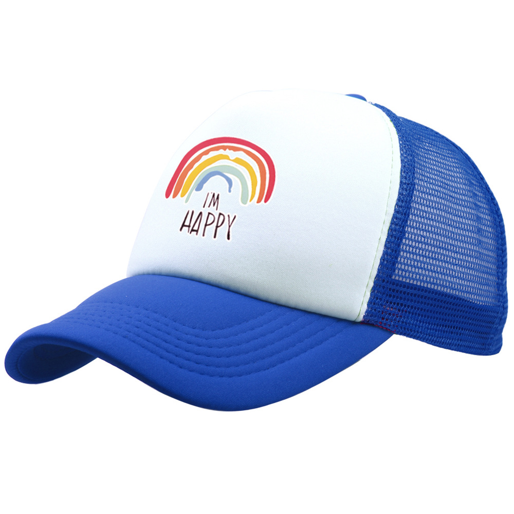 Unisex Simple Style Letter Rainbow Curved Eaves Baseball Cap display picture 3
