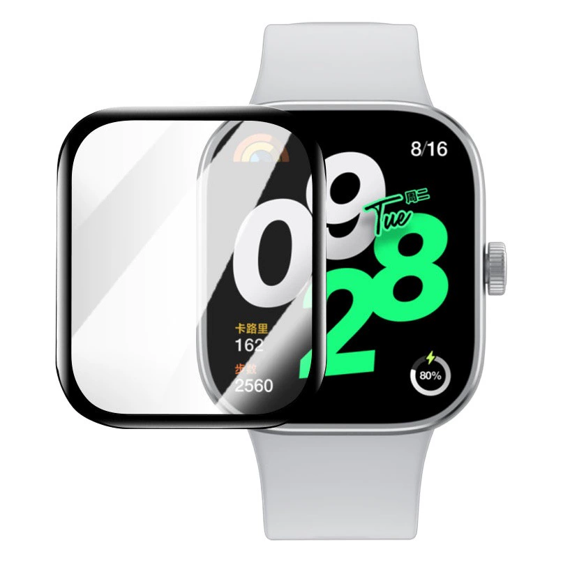 Применимая красная Mi Watch 4 пленка из закаленного стекла Redmi watt4 композитная Горячая Гибка ТПУ Защитная мягкая пленка для коагуляции воды