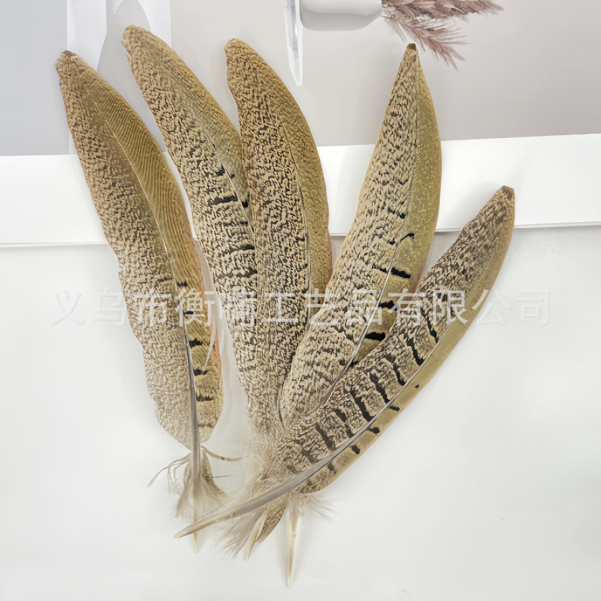 Pollo de caballo pluma pluma diy palo de gato pluma flor de ópera de Pekín espectáculo de danza props