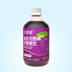 【U100】【台風時の一日間の出荷停止】プレバイオティクスプルーンジュースファイバー飲料500ml袋