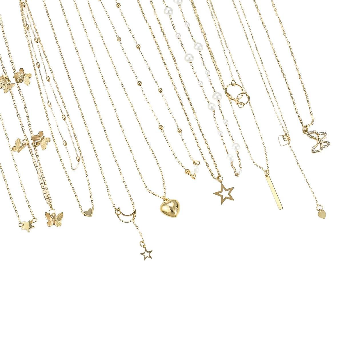 (Cross-border trading), accessory, necklace, chain, universal set, jewelry, 11 pieces, style