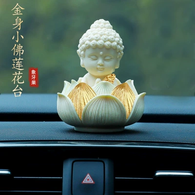 Buddha Lotus car ornaments Car ornaments - golden-body-tathagata-buddha-lotus-ornament