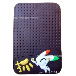 Exquisite pvc Soft Glue Mobile Phone Anti-slip Mat Bar Mat Placemat Car Anti-slip Mat Wholesale Coaster Creative Anti-slip Mat