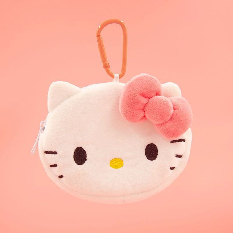 Authentic Sanrio Kuromi Melody Coin Purse Kt Cat Piano Blanket Bear Cute Coin Bag Small Wallet