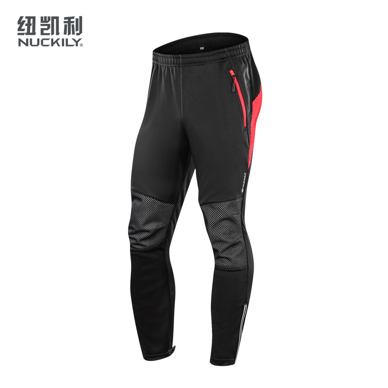 NUCKILY New Autumn and Winter Fleece Riding Suit Bicycle Sports Outdoor Riding Top Riding Trousers