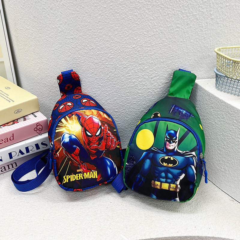 Foreign Trade Children's Bags for Boys and Girls, Stylish Cartoon Coin Purses, Baby Outdoor Casual Crossbody Bags, Trendy Chest Bags