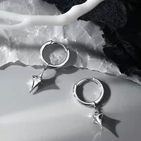 Звездные мужские модные мужские серьги с пряжкой для ушей, модные одиночные серьги со звездами холодного ветра, отличительные модные мужские серьги со звездами в Корейском стиле
