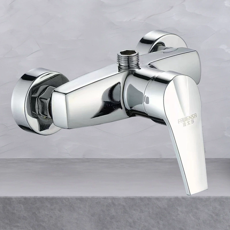 Смеситель для ванной комнаты с горячей и холодной водой, душевой смеситель, переключатель для ванны, душевой клапан, смеситель для душа, современный и простой дизайн.