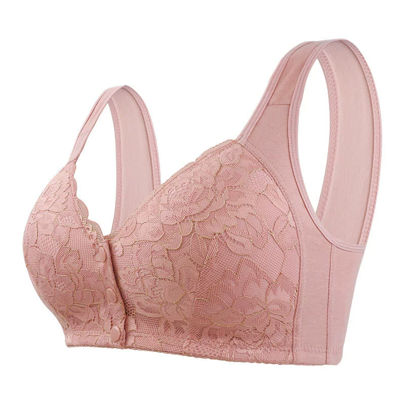 Underwear, lace wireless bra, nipple stickers, elastic long tank top, plus size