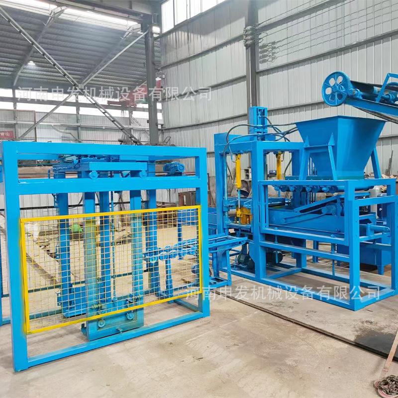 全自动液压砖机 多功能静压垫块机 水泥撑棍马镫成型生产线