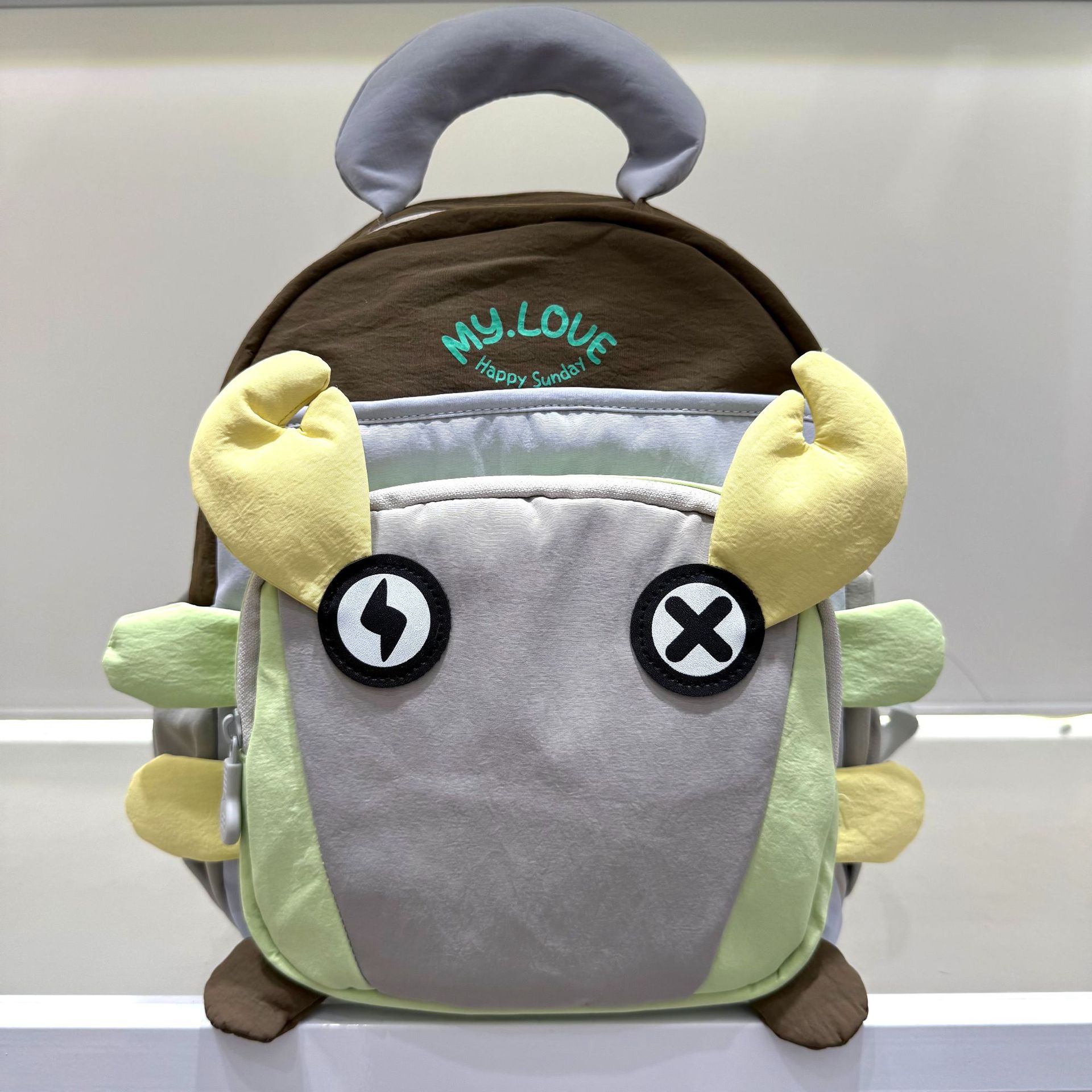Mochila de dibujos animados para niños, mochila pequeña, 7 - 9 - 11 - 13 años, bolsas de moda para niños y niñas, color caramelo, ligero
