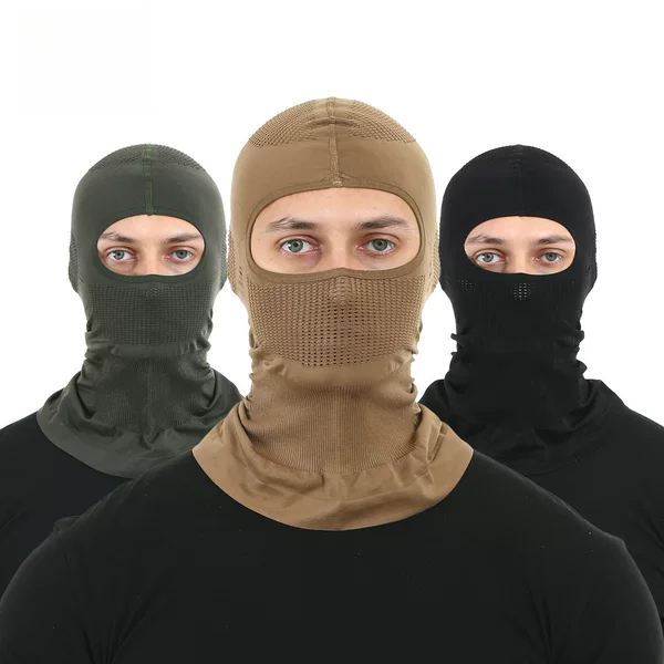 Outdoor Four-Season Sunshade Hood for Men and Women, Riding, Fishing, Caring, Motorcycle Helmet Liner, Breathable Mask, Singing
