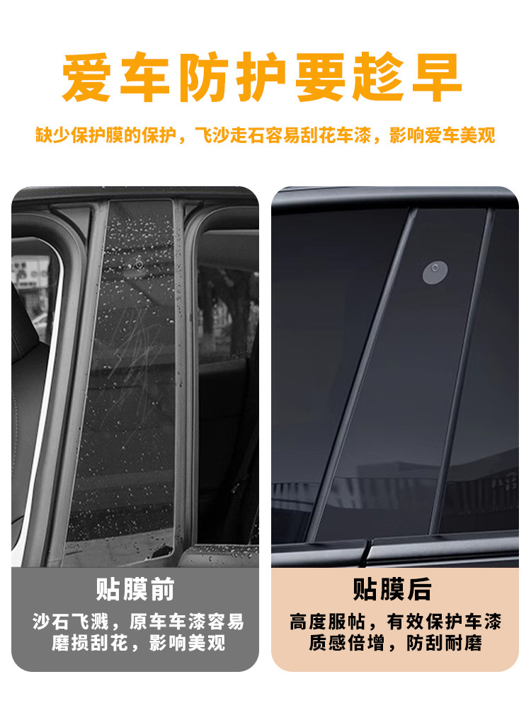 TPU Clear Protection Film for Tesla Model Y/3+ Highland3