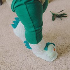 2024 new children's socks ins style cute doll socks baby toddler socks cat dinosaur doll socks