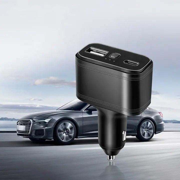 New Car-Mounted 4Gtk818 Gps Locator Cigarette Lighter Fast Charging Car Charging Accurate Positioning Plug in
