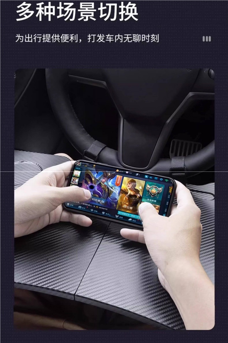 Suitable for the Updated Version of Tesla Model 3/Y Car Dining Tray Yl Front Seat Folding Computer Desk Accessories