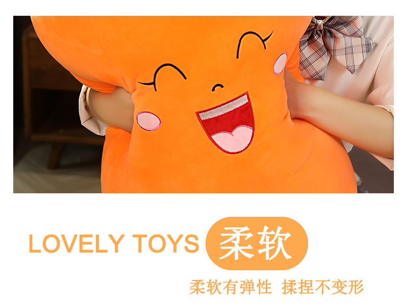 Cartoon Artificial Vegetable Eggplant Pillow Doll Plush Toy Carrot Large Pillow Cloth Doll down Cotton Doll