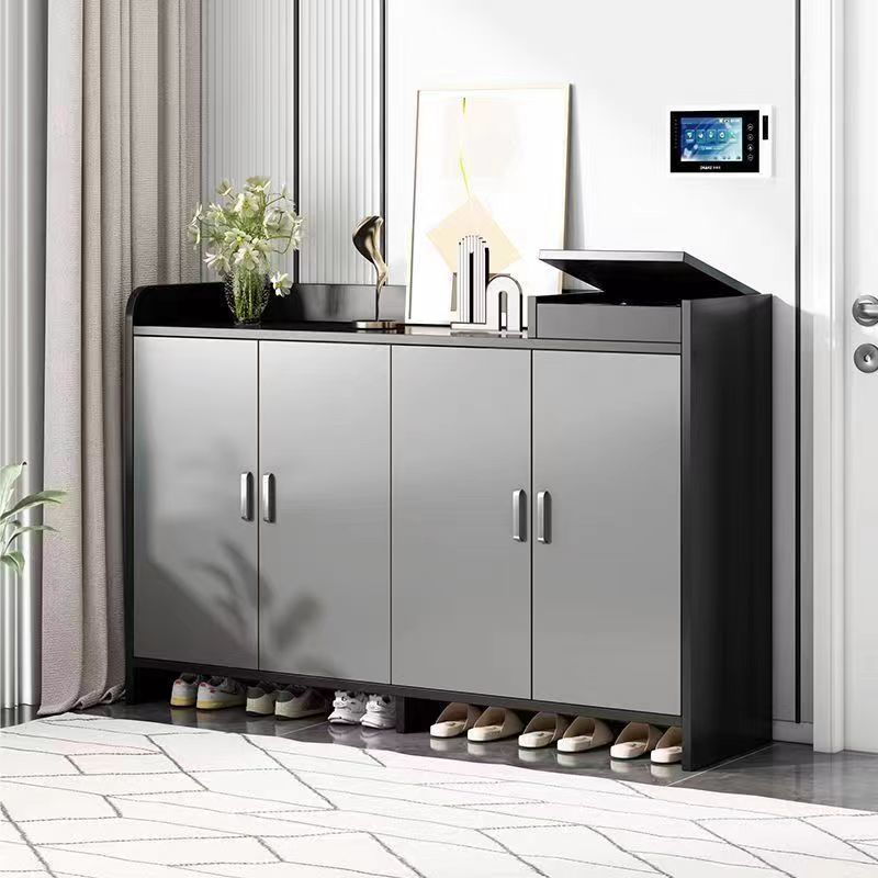 Closed Shoe Cabinet Shoe Rack Doorway Corridor Shoe Storage Home Entrance Wall Multi-Layer Storage Cabinet Supply
