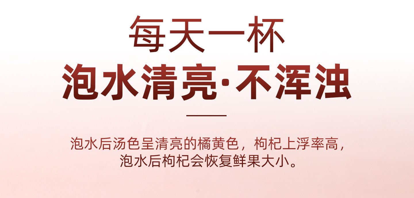 Ningxia Goji Berries Gou Qi Zi Premium Large Dried Fruit 200g for Tea and Cooking specifications