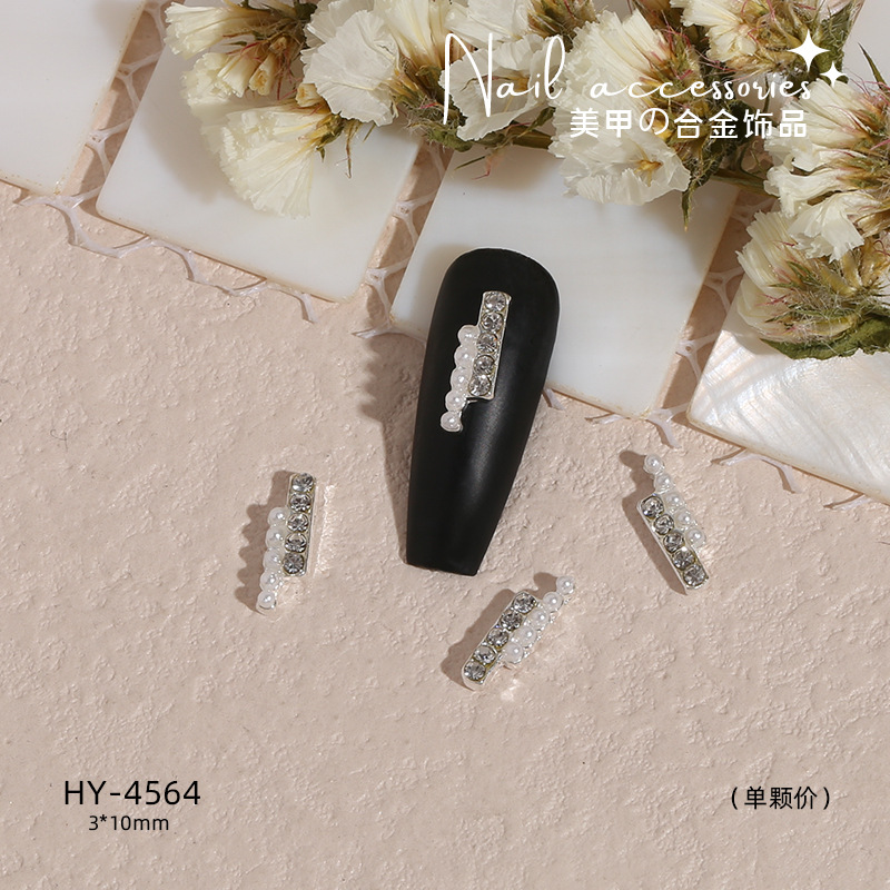 Transfronterizo nueva manicura mariposa plata metal aleación plana estilo japonés Internet celebridad rhinestone DIY accesorios joyería al por mayor