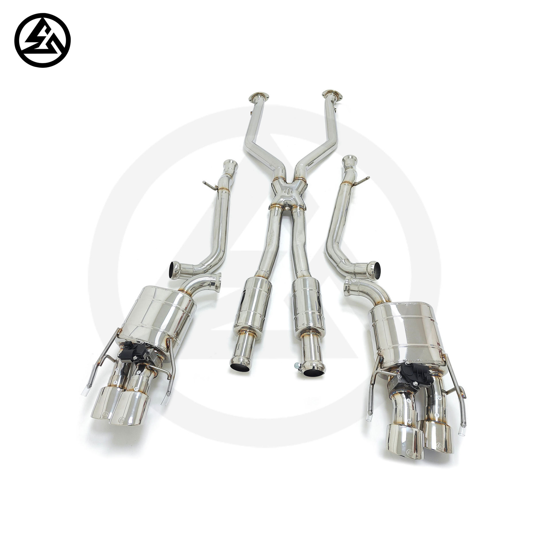 Suitable for Lexus RCF RC F 5.0l V8 stainless steel valve electronic RCF cat-back exhaust