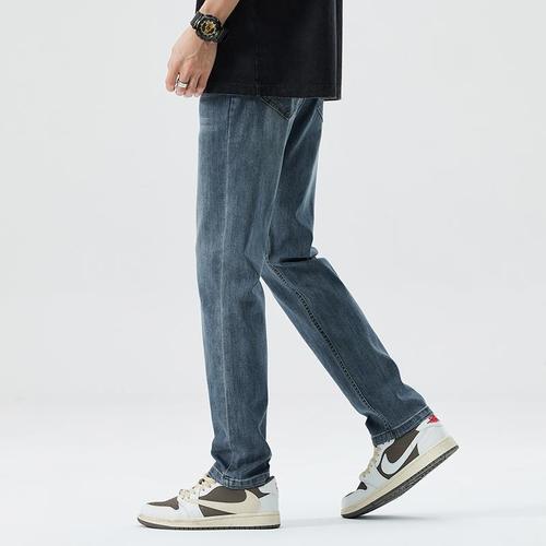 Men's European and American Simple Leisure Matchable Tapered Straight Leg Youth Elastic Pants - New Spring  Collection