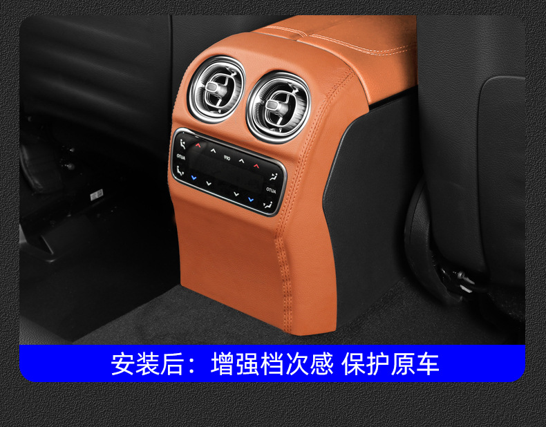 Suitable for 22-23 Mercedes-Benz New C/Glc260L Rear Air Outlet Frame 300L Cover Decoration Car Modification Interior