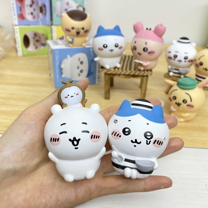 Jiyikawa ブラインドボックスフレンズシリーズ Xiaobaji Yusaqi 周辺機器かわいい人形人形装飾品女性ギフト|undefined