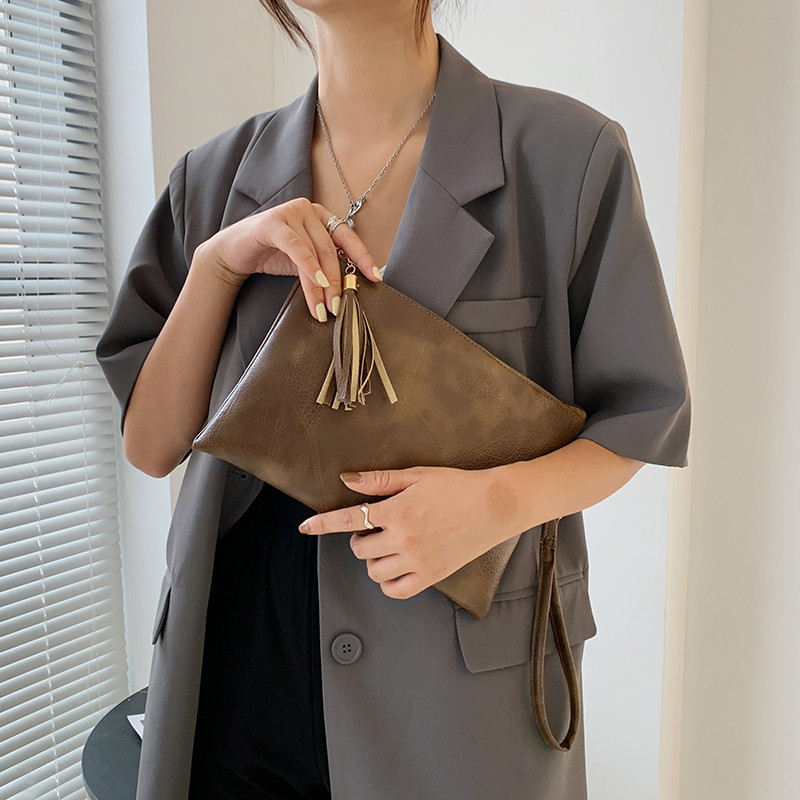Bolso de hombro vintage para mujer, diseño plisado