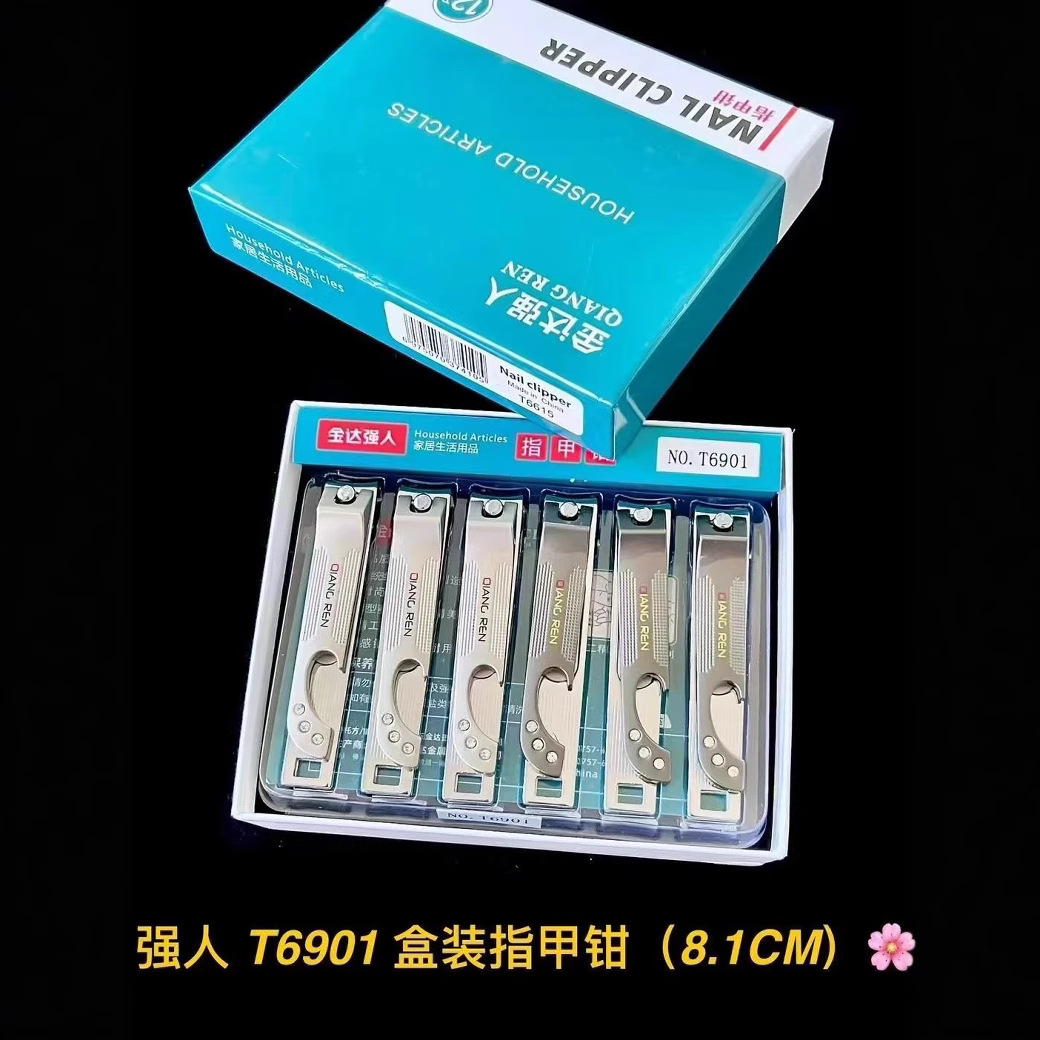 Cuchillos de uñas Jinda Strong 100 cortadores de uñas grandes, medianos y pequeños, cortaúñas de boca plana y cortaúñas de boca oblicua al por mayor