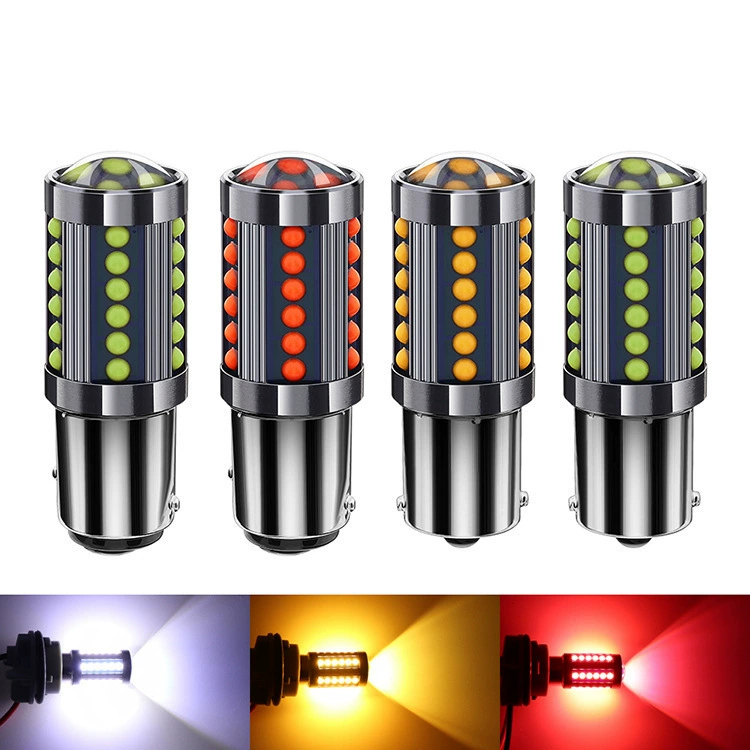 Автомобильная LED-лампа поворота Direwn, 7440 1156 T20, лампа стоп/поворот 1157 7443, COB 36SMD