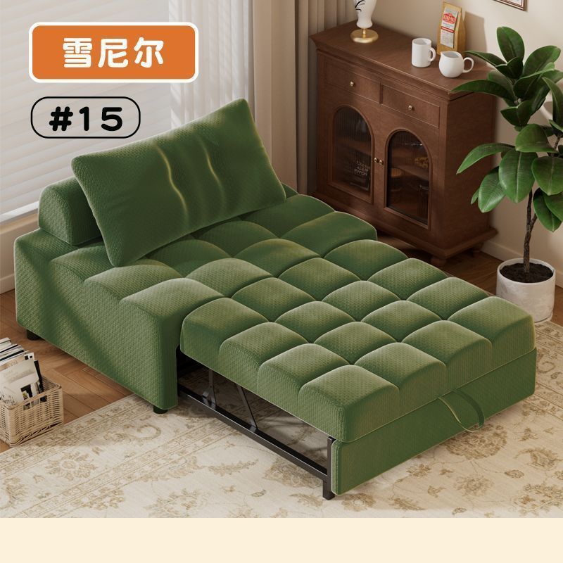 单双人沙发床折叠两用折叠椅新款小户型多功能二合一抽拉伸缩床|undefined