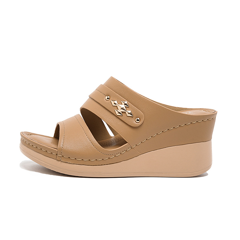 Bequeme Freizeit-keilsandaletten Für Damen Für Den Sommer_voghion.com