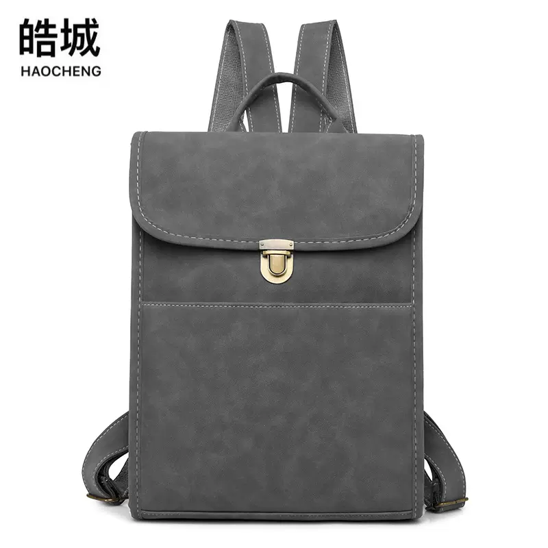 批发2023新款防盗女士PU双肩包时尚百搭旅行电脑背包中学生书包潮