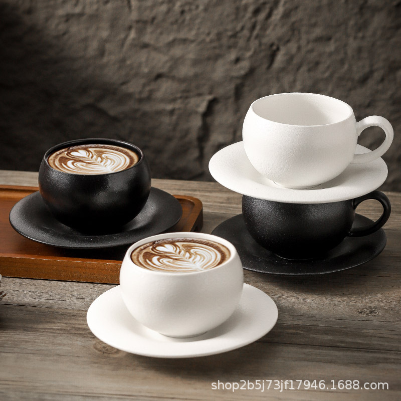 Ceramic coffee solid color afternoon tea