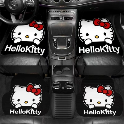 Universal Foot Pad — Suede Foot Mat Car Mat - hello-kitty-main-driver-single-piece-5064cm