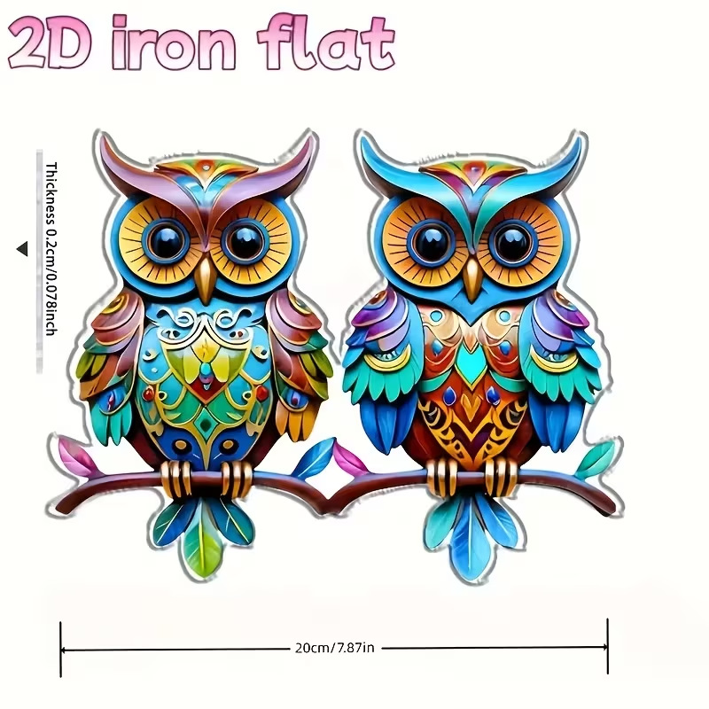 Colgante creativo transfronterizo nuevo producto acrílico búho abeja patio pegatinas de pared decoración