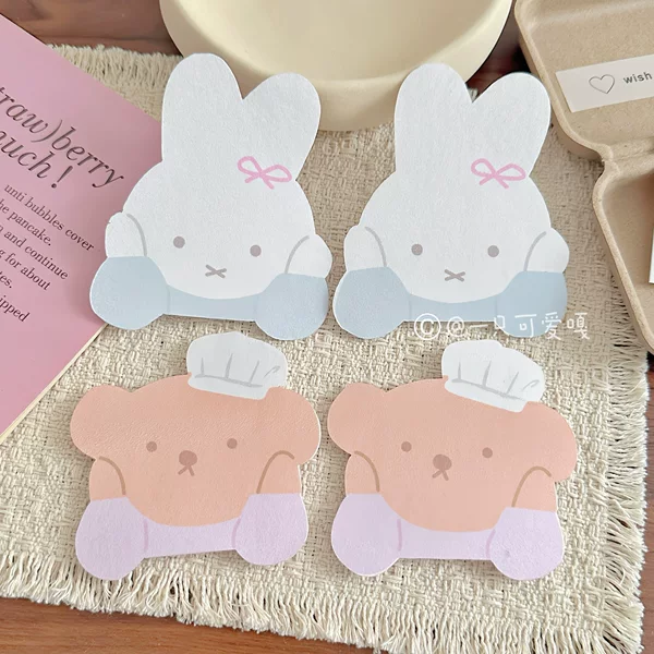 Miffy Rabbit Magic Tape Bangs and Hair Fixer for Girls, Invisible Forehead Hair Organizer, Cute Hair Accessory for Students, New