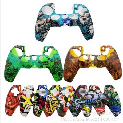 Estancia de stock PS5 mango PS5 mango de juego cubierta de silicona a prueba de polvo a prueba de caídas mano mano cubierta antideslizante consola de juegos