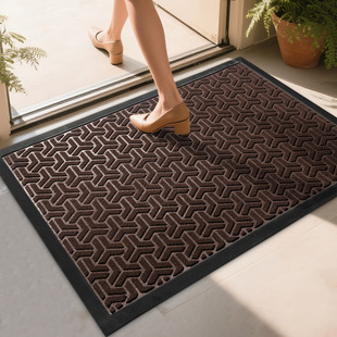 Cross-Border Wholesale Entrance Door Floor Mat Carpet Indoor Dust Removal and Sand Scraping Household Entrance Porch Square Door Mat Anti-Slip Mat