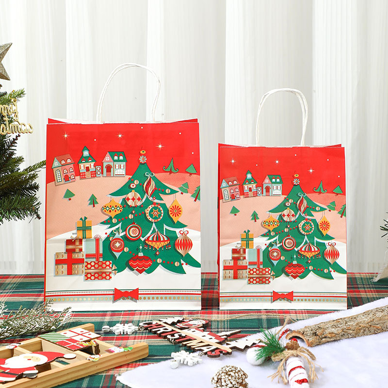Bolsa de regalo de Navidad para la fiesta de la víspera de Navidad bolsa de regalo INS viento bolsa de Santa al por mayor