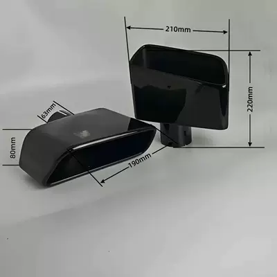 Exhaust pipe — modified dual-tail exhaust pipes, stainless steel