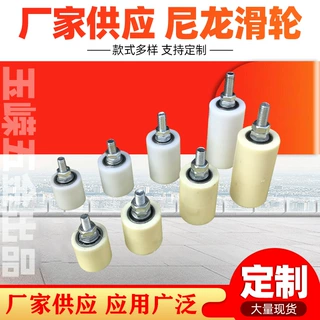 厂家加工定制尼龙滑轮 平移门夹轮靠轮定位轮铁门导向轮滑轮