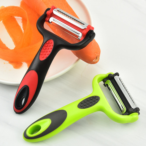 Peeling knife three-in-one melon peeler multi-function rotating fruit and vegetable peeler apple peel potato peeler melon peeler