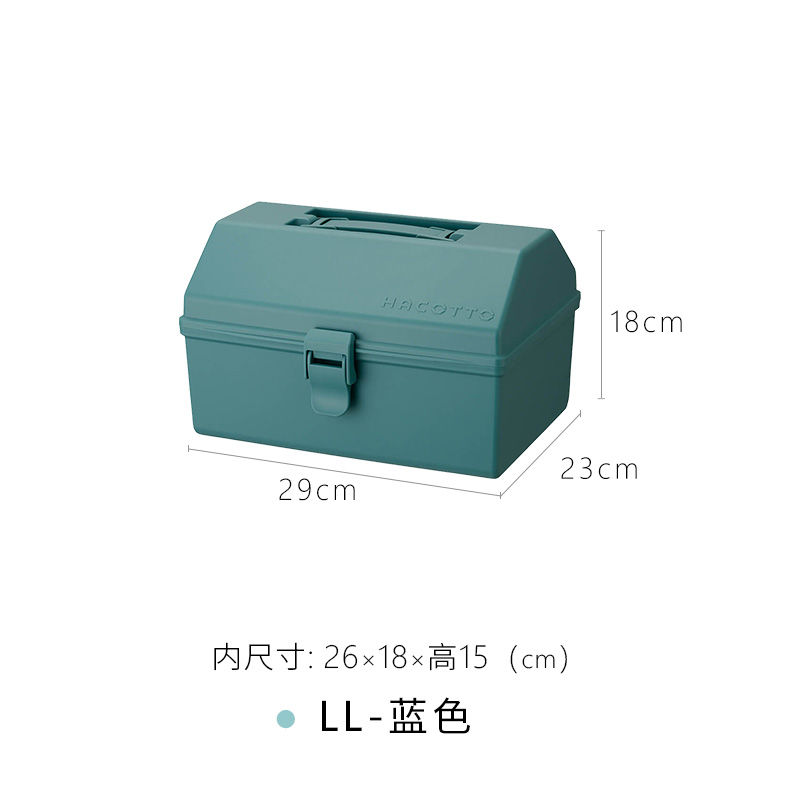 Tianma Co., Ltd. caja de herramientas de mano caja de medicinas caja de acabado roja caja de almacenamiento de piezas de plástico