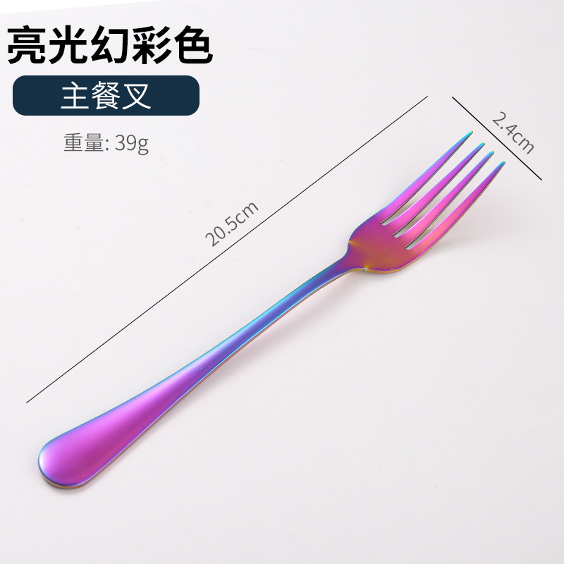 アマゾンクロスボーダー1010ステンレス食器セットチタンメッキマット黒洋食ステーキナイフフォークスプーン5セット|undefined